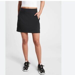 Athleta Brooklyn Skort 16” Black SIZE 10 #657678 skirt athletic tennis